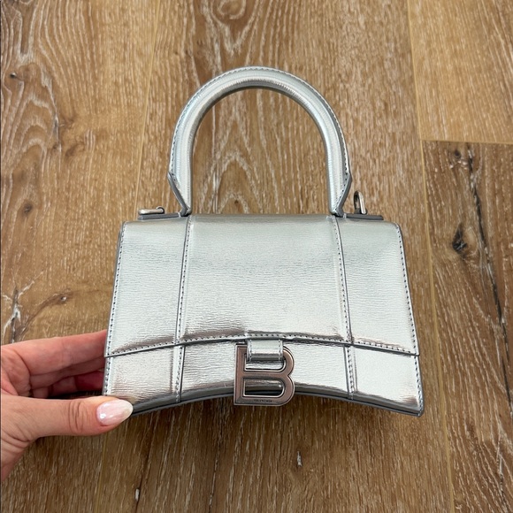 Balenciaga Handbags - Balenciaga Hourglass XS Silver